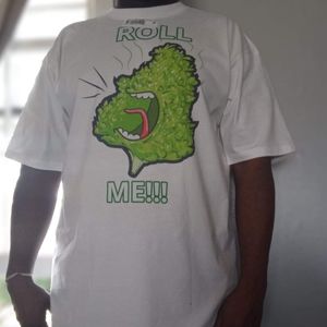 Roll me shirt designed by me ThaBluuSt0r3 420 collection